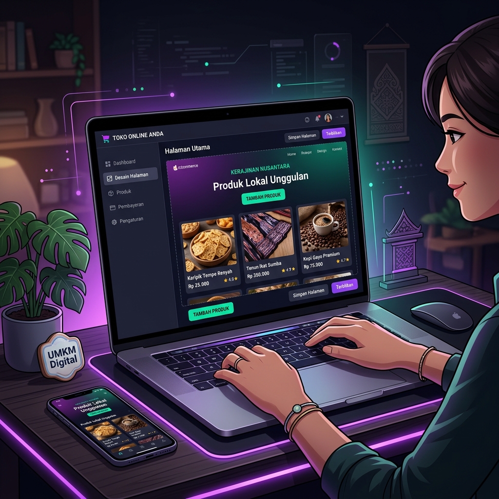 Cara Membuat Website Toko Online Gratis Tanpa Coding di 2025